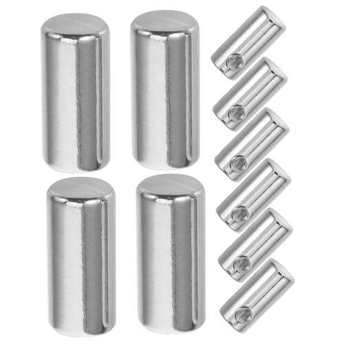 SHERCHPRY 10 Stk Kordelzugschnalle Aus Metall Kordelzug-clip Taschenkordelschloss Knebelverschluss-seilende Kordelstopper Für Hoodies Knebelstopper Aus Metall Kleidung Hut von SHERCHPRY