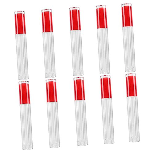 SHERCHPRY 10 Stück 5 ml Leere Lipgloss Flaschen Transparente Make Up Behälter Kleine Lipgloss Tuben für Reisen Mobilen Gebrauch Frauen von SHERCHPRY