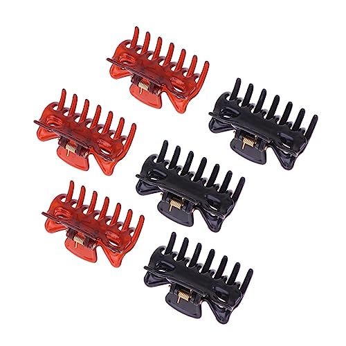 SHERCHPRY 10 Stück Teiliges Haarklammern für Damen Hochwertige Ponytail Clips Schwarz und Kaffee Langlebige Haaraccessoires für Mädchen für Geburtstage und Feste von SHERCHPRY