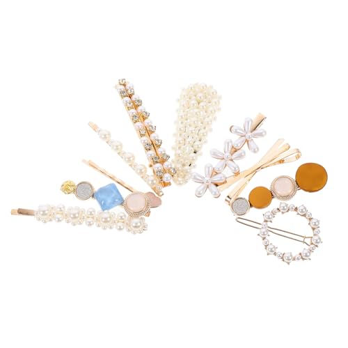 SHERCHPRY 10 Stück Teiliges Perlen Haarclip Set für Damen und Mädchen Haarschmuck mit Einzigartigem Design für Alltag und Besondere Anlässe Verleiht Jedem Look Zusätzliche und von SHERCHPRY