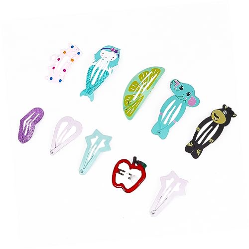 SHERCHPRY 100 Stücke Bunte Painted Jacke Set Haar Für Babys Mädchen Haar Barrettes Haar Pins von SHERCHPRY