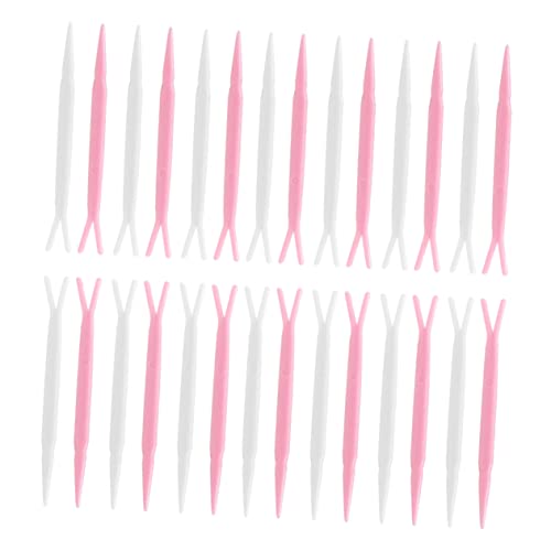 SHERCHPRY 100Stücke Augenlidbandgabel Form Make Up Zubehör für Präzise Anwendung Hautfreundlich und Bequem für Zuhause oder Beauty Salon für Augenlid Aufkleber von SHERCHPRY