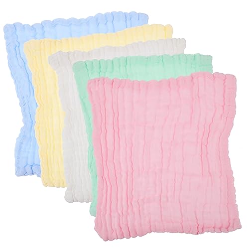 SHERCHPRY 10Stücke Baumwoll Waschlappen für Natürliche Dicke Handtücher Hypoallergen Saugfähig zum Waschen und Abwischen Verschiedenen Farben von SHERCHPRY