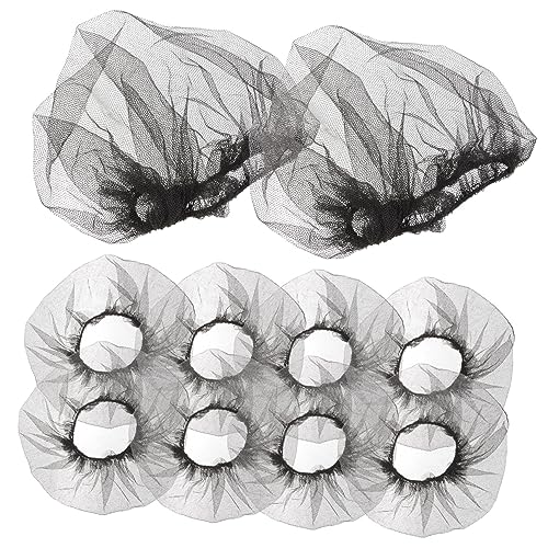 SHERCHPRY 10stücke Haarnetze Für Damen Perücke Netz-haarnetz Unsichtbare Perücken Kappen Aus Stoff Atmungsaktiv Bequem Sicher Passend Flexibel Einfach Anzuwenden von SHERCHPRY