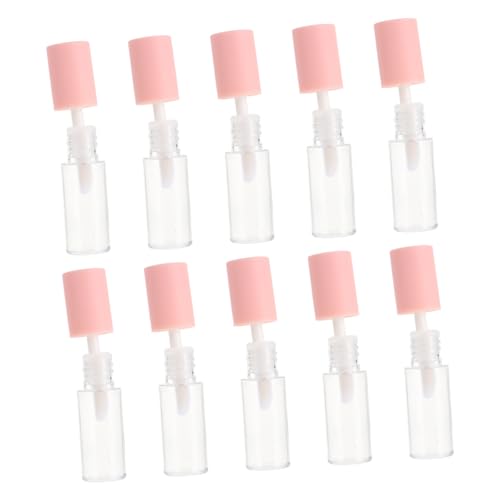 SHERCHPRY 10stücke Pack Transparent Diy Lipgloss Tubes Lip Color Tubes Reisenetui Klein Leicht Kosmetiktuben Leere Rohre Für Lippenöl Lippenfarbe Und Andere Flüssigkeiten von SHERCHPRY