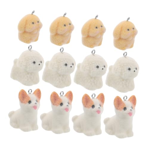 SHERCHPRY 12 Stück Anhänger In Form Eines Welpen Aus Der Cartoon Hundeserie Schmuckverbinder DIY Schlüsselanhänger Schmuckkomponente Cartoon Hund Halskette Charm Ohrringherstellung von SHERCHPRY