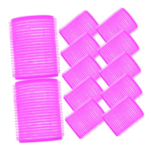 SHERCHPRY 12 Stück Teiliges Plastik Lockenwickler für Haarstyling Selbsthaftende Haarkurven für Damen und Mädchen Zufällige Farben Zufällige Farbe von SHERCHPRY