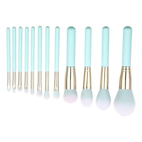 SHERCHPRY 12stücke Kosmetik Pinselset Mit Professioneller Make-up-pinsel-set Holzgriff Nylon Borsten Puder Pinsel Für Damen Make-up von SHERCHPRY