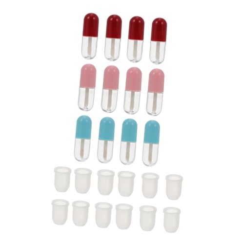 SHERCHPRY 12stücke Mini Lip Gloss Rohre Nachfüllbar Leere Lip Balm Flaschen Auslaufsichere Behälter Für Reisen Und Outdoor-aktivitäten von SHERCHPRY