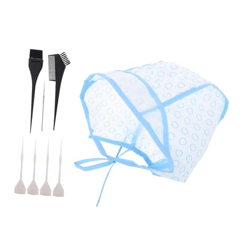 SHERCHPRY 12stücke Teiliges Mit Haarfärbekappen Zum Strähnen Verstellbar Mit Löchern Highlighting-werkzeug Mit Häkelnadel Für Salon Und Zuhause Friseur-werkzeugset von SHERCHPRY