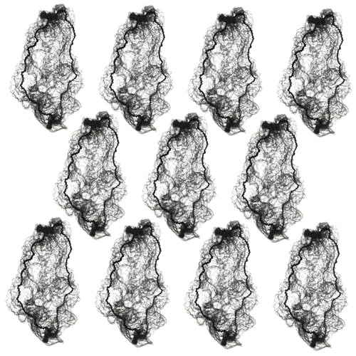 SHERCHPRY 15stücke Haarnetzkappen Für Perücken Elastische Miniatur-haarnetze Zum Stylen Platzsparende Transparente Netze Zum Ordnen Diy-styling-zubehör Für Puppen Und Mädchen von SHERCHPRY