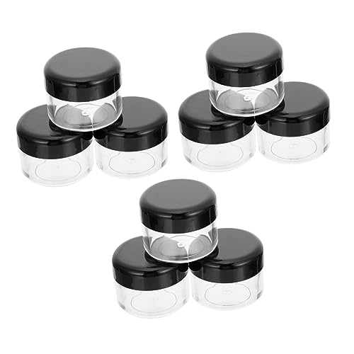 SHERCHPRY 15stücke Augencreme-Box Mit Deckel Runde Boxen Aus Kunststoff Kosmetik-aufbewahrungsboxen Make-up-behälter Für Salben Lotionen Cremes Balsame Und Kleine Bastelbedarf von SHERCHPRY