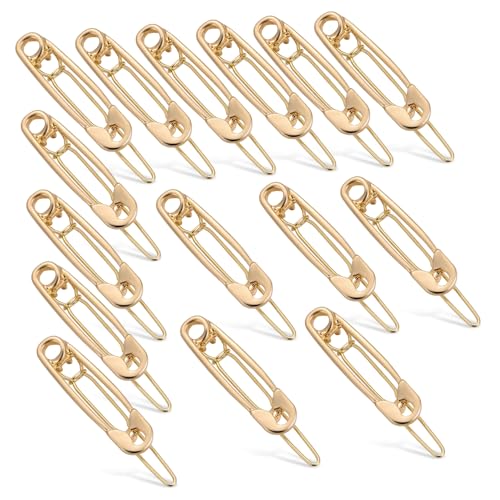 SHERCHPRY 15stücke Haarnadeln in Nadelform Metallhaarnadel Sicherheitsnadel-haarspange Haarspange Für Frauen Dekorativer Haarschmuck von SHERCHPRY
