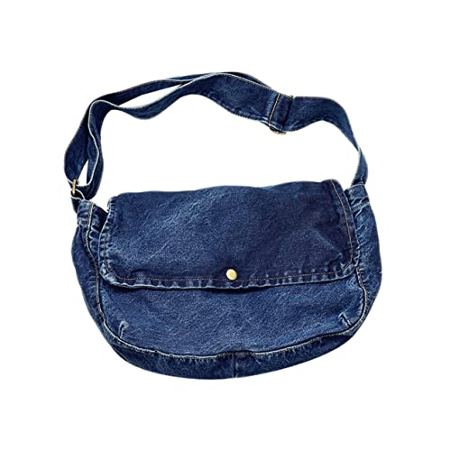 SHERCHPRY 1Pc Mädchen Dunkel Schick Für Blaue Casual Denim Lady Bag Single Crossbody Schulter von SHERCHPRY