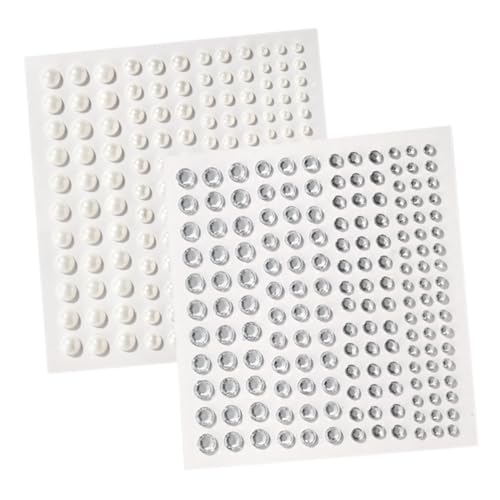 SHERCHPRY Perlen Zum Basteln Selbstklebende Strass-sticker Gesichtssticker Und Scrapbook-verzierungen Mit Dekorationsstein-aufklebern Für Handwerk Und Make-up von SHERCHPRY