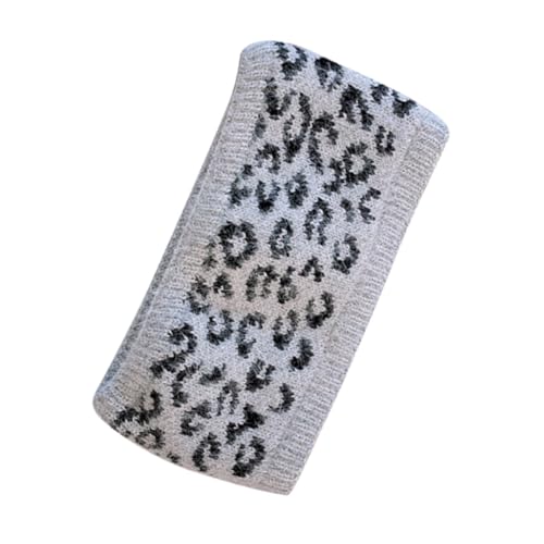 SHERCHPRY 1Stk Leoparden-Haarband Kopfbedeckung für Mädchen Häkelstirnbänder Sport Haarbänder Leoparden-Stirnband Frau Haarband wild Schal Hörmuschel Taschentuch Fräulein von SHERCHPRY