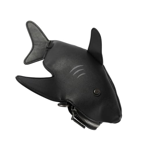 SHERCHPRY 1Stk Hai-Pack modische Schulter Hai-Tasche Umhängetasche für Damen Tier Schultertasche neuartige Umhängetasche Farbkontrast Geschenk Diagonale Tasche Fräulein Pu von SHERCHPRY