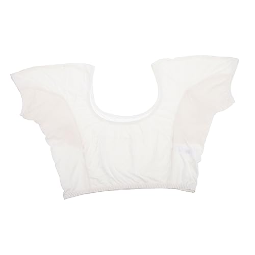 SHERCHPRY 1stück Baumwoll-achselpads Saugfähige Und Waschbare Schweißpolster Für Damen Atmungsaktive Und Elastische Schweißschutzweste Für Sommer Weiß von SHERCHPRY