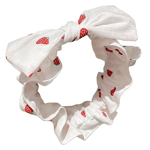 SHERCHPRY Elastisches Stirnband für Damen Erdbeermuster Gesicht Wasch Haarreif Bequemes Make Up Haarband für Frauen und Mädchen SHERCHPRY Elastisches Stirnband für Damen Erdbeermuster Gesicht Wasch Haarreif Bequemes Make Up Haarband für Frauen und Mädchen von SHERCHPRY