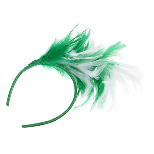 SHERCHPRY -haarband Für Cosplay Und Partys Leichtes Kopfschmuck-accessoire Weiß-grün Für Damen Für Hochzeiten Fotoshootings Und Bühnenaufführungen von SHERCHPRY