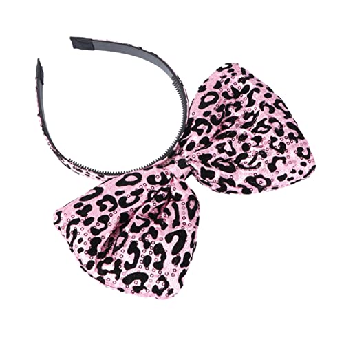 SHERCHPRY 1stück Leopard Kopfband Mit Schleifen-design Für Halloween Gothic Party Haaraccessoire Leicht Und Für Festliche Anlässe Und Fotoshootings von SHERCHPRY
