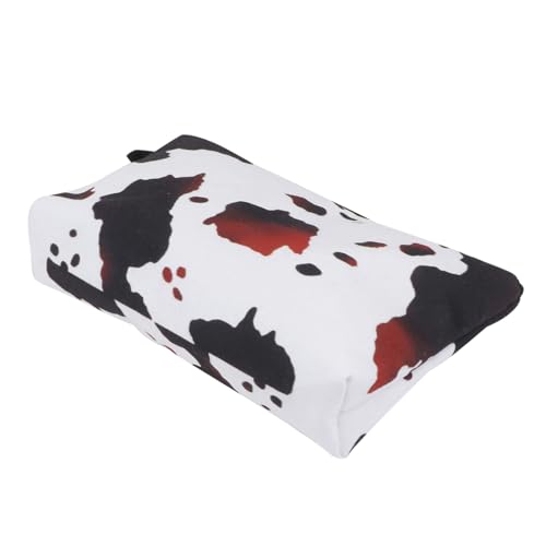 SHERCHPRY Kuhmuster Kosmetiktasche Tragbare Waschtasche Für Reisen Mit Reißverschluss Opaque Design Für Damen Und Herren Perfektes Für Abenteuer Und Ausflüge von SHERCHPRY