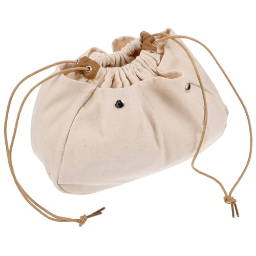 SHERCHPRY 1Stück Multifunktionale Kordelzug Kosmetiktasche Aus Hochwertigem Canvas Make Up Für Reisen Und Zuhause Robuster Toilettenartikel Organizer Mit Reißverschluss von SHERCHPRY