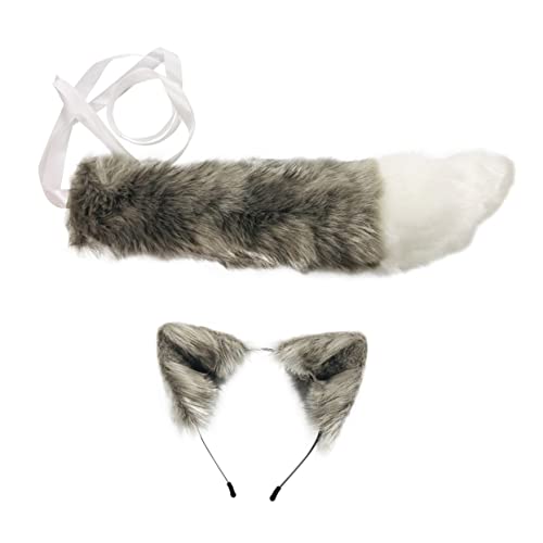 SHERCHPRY 1satz Fuchs Kostümset Für Tier-accessoires Mit Haarreif Und Für Fasching Cosplay Und Bühnenauftritte Und Design Für Unvergessliche Feiern von SHERCHPRY