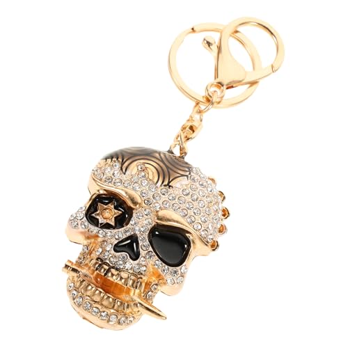SHERCHPRY 1stück Stilvoller Diamant Schlüsselanhänger Skulptur Schädel Ornament Für Taschen Und Kreatives Und Modisches Design Perfektes Für Jeden Anlass von SHERCHPRY