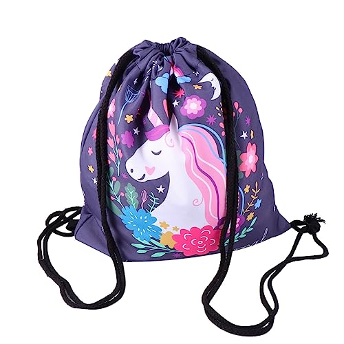 SHERCHPRY 1stk Tasche Mit Kordelzug Geschenktüten Mit Kordelzug Taschen Mit Kordelzug Cartoon-rucksäcke Partyzubehör Tasche Für Partygeschenke Turnbeutel Reisetasche Verliebt Polyester von SHERCHPRY