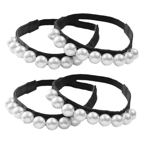 SHERCHPRY 2 Paare Elastische High Heel Haltebänder mit Perlen Rutschfeste Abnehmbare Schuhriemen für Damen Anti-löse-schnürsenkel zur Sicheren Fixierung Lockerer Pumps Komfortabel und von SHERCHPRY