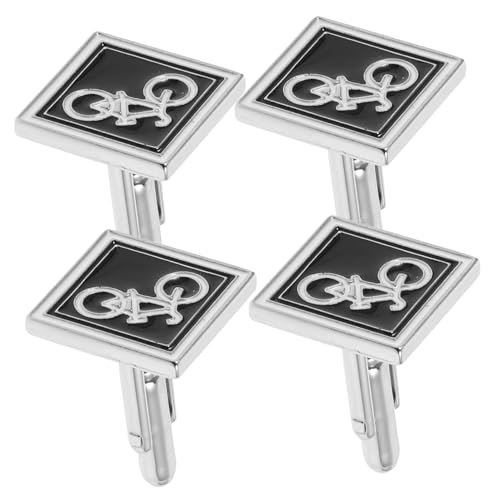 SHERCHPRY 2 Paare Herren Manschettenknöpfe Fahrrad Design Metall Langlebig für Hemd Business und Freizeit Schmuck Zubehör von SHERCHPRY