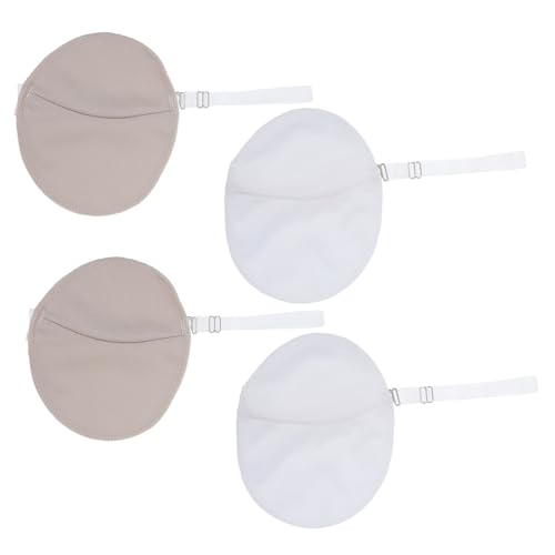 SHERCHPRY 2 Paare Schweißabsauge Pads Schweißschutz für die Achselhöhlen Sweat Pad wiederverwendbar Achselschweißpads für Männer wiederverwendbare Achselschweißpads Achselpolster Polyester von SHERCHPRY