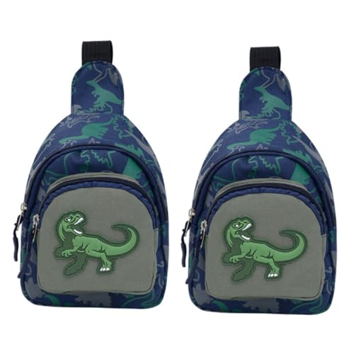 SHERCHPRY 2 STK Brusttasche Für Kinder Kind Lässige Umhängetasche Hüfttasche Für Jungen Mini-Brusttasche Kleine Umhängetasche Für Kinder Sling-Rucksack Mädchen Mode Schulterriemen Nylon von SHERCHPRY