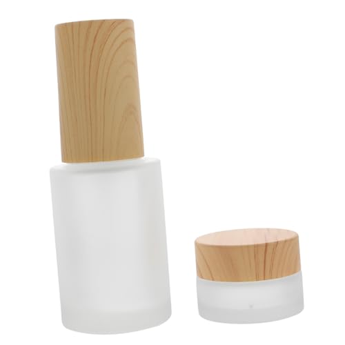 SHERCHPRY 2 Sätze Nagellackentferner Flaschen aus mit Sprühaufsatz Nachfüllbare Make Up Entferner Flaschen für Kosmetik Transparentes Design für Nagelkunst und Make Up Pflege von SHERCHPRY