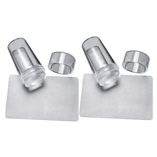 SHERCHPRY 2 Sätze Nail Art Stempel mit Deckel Teiliges Nagelbeauty Werkzeugset für Maniküre Einfache Anwendung von Nagelkunst Zubehör für Nageldesigns SHERCHPRY 2 Sätze Nail Art Stempel mit Deckel Teiliges Nagelbeauty Werkzeugset für Maniküre Einfache Anwendung von Nagelkunst Zubehör für Nageldesigns von SHERCHPRY