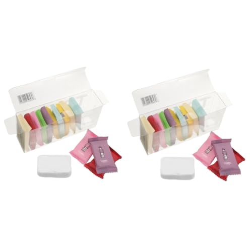 SHERCHPRY 2 Sätze Unabhängige Verpackung Gesichtshandtuch Mini Komprimiertes Handtuch Waschen Komprimierte Handtücher Tabletten Kleines Komprimiertes Handtuch Für Den 14 Stücke * 2 von SHERCHPRY