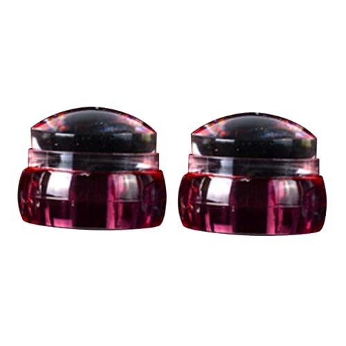 SHERCHPRY 2 Satz Teiliges Nail Art Stamping Kit mit Silikon Stempel und Nagelplatte Maniküre für Kreative Nageldesigns Rot für Muster und Einfache Anwendung von SHERCHPRY