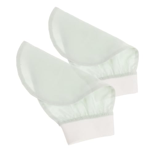 SHERCHPRY 2 Stück Badetuch Peeling STB Hautschrubber reinigungshandschuhe Spa PeelingHandschuh Seidige Badetücher Duschwäscher für den Körper Gesichtspeeling-Peeling-Handschuhe Rayon Green von SHERCHPRY