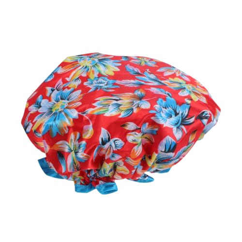 SHERCHPRY 2 Stück Bedruckte Duschhauben Wasserdichte Bademützen Elastische Doppelschicht Duschhauben für Damen und Herren für Spa von SHERCHPRY