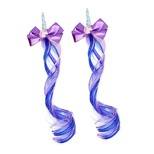 SHERCHPRY 2 Stück Cartoon Haarschmuck Bunte Haarspangen mit Liebevollem Design für Mädchen und Haaraccessoires für Schule Feste und Alltag von SHERCHPRY