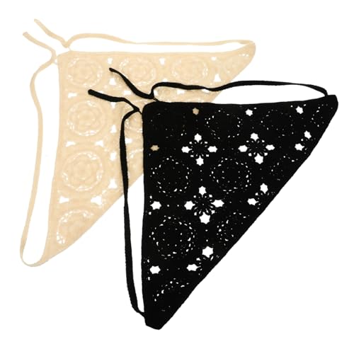 SHERCHPRY 2stücke Pack Damen Stirnband Haarband Kopftuch Bandana Haarschal Haaraccessoire Stirnbänder Für Verschiedene Anlässe von SHERCHPRY