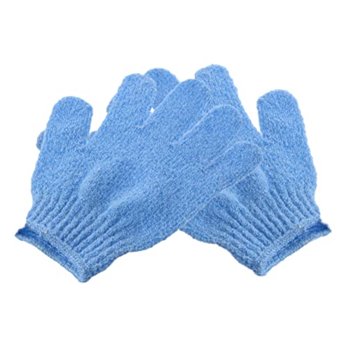SHERCHPRY 2 Stück Exfolierende Duschhandschuhe Nylon Bad Körperpeeling für Männer und Blau Stretchy Maschinenwaschbar mit Praktischer Aufhängeschlaufe für Duschgel SHERCHPRY 2 Stück Exfolierende Duschhandschuhe Nylon Bad Körperpeeling für Männer und Blau Stretchy Maschinenwaschbar mit Praktischer Aufhängeschlaufe für Duschgel von SHERCHPRY