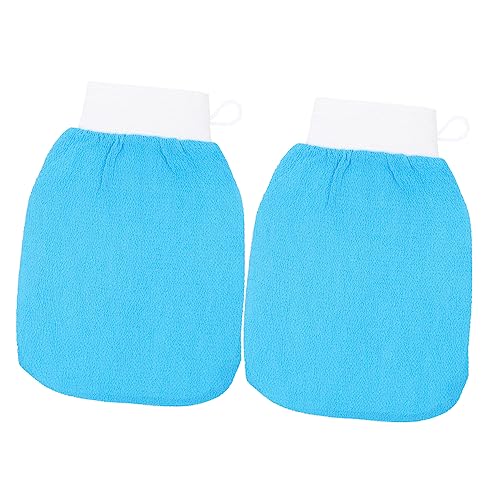 SHERCHPRY 2 Stück Grobe Peelinghandschuhe Aus Bambusfaser Duschschrubber Für Körperpeeling Wiederverwendbar Für Sanfte Hautreinigung Geeignet Für Männer Und Frauen Für Dusche Und Bad von SHERCHPRY