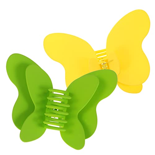 SHERCHPRY 2 Stück Große Haarklammern im Schmetterlingsdesign Haarklammern für Damen für Dickes Feines Kurzes oder Langes Haar Haaraccessoires von SHERCHPRY