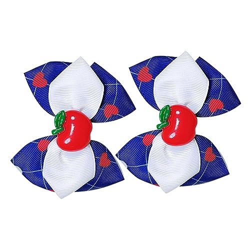 SHERCHPRY 2 Stück Haarbow Clips für Mädchen Bunte Haarschleifen Haarspangen für Geburtstagsfeiern und Besondere Anlässe Leicht und Rutschfest für Täglichen Gebrauch von SHERCHPRY