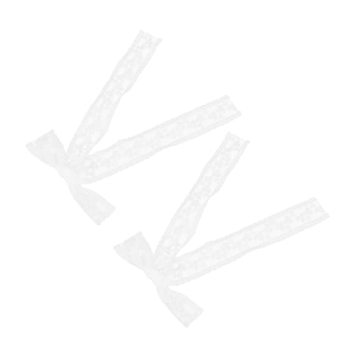 SHERCHPRY 2stücke Haarschleife Mit Spitze Und Streamer Haarspangen Mit Schleife Haarnadel Mit Schleife Dekorative Haarspangen Clip Für Haarstyling Geeignet Für Damen Hochzeit Geburtstag von SHERCHPRY