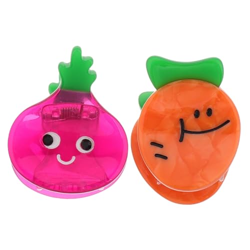 SHERCHPRY 2stücke Haarspangen Mit Karotten Und Zwiebelmotiven Kleine Haarklammern Für Frauen Und Mädchen Süße Pflanzliche Haar-accessoires Mini-haarklammern Für Junge Mädchen SHERCHPRY 2stücke Haarspangen Mit Karotten Und Zwiebelmotiven Kleine Haarklammern Für Frauen Und Mädchen Süße Pflanzliche Haar-accessoires Mini-haarklammern Für Junge Mädchen von SHERCHPRY