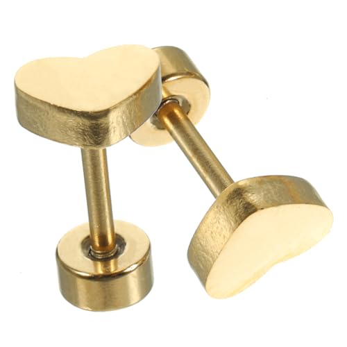 SHERCHPRY 2 Stück Herzförmige Ohrringe Damen Leichte Hypoallergene Ohrstecker mit Stilvollem Design Komfortabel und Hautfreundlich Geeignet für Alltag und SHERCHPRY 2 Stück Herzförmige Ohrringe Damen Leichte Hypoallergene Ohrstecker mit Stilvollem Design Komfortabel und Hautfreundlich Geeignet für Alltag und von SHERCHPRY