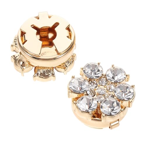 SHERCHPRY 2 Stück Kristall Strass Manschettenknöpfe Kristall Manschettenknöpfe Ohrstecker Für Damen Schmuck Hemden Hemden Manschettenknöpfe Knöpfe Kristall Manschettenknöpfe von SHERCHPRY
